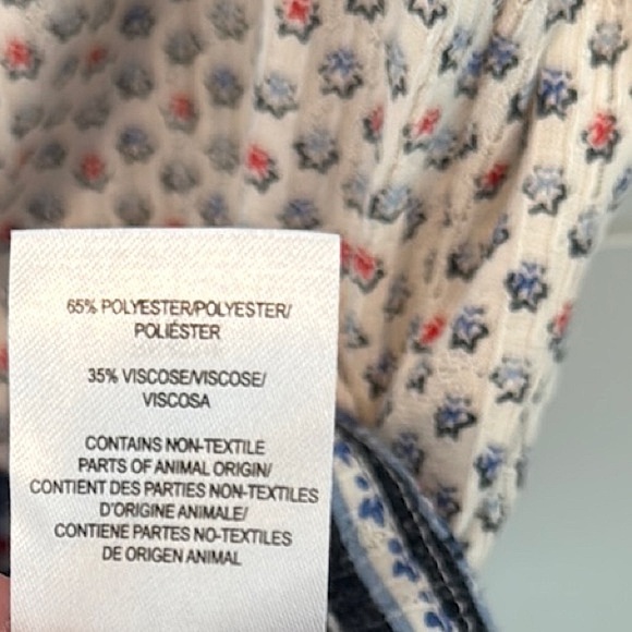 Lucky Brand Women’s Embroidered V-Neck Sleeveless Tank Top Blouse Size Small - Picture 5 of 7